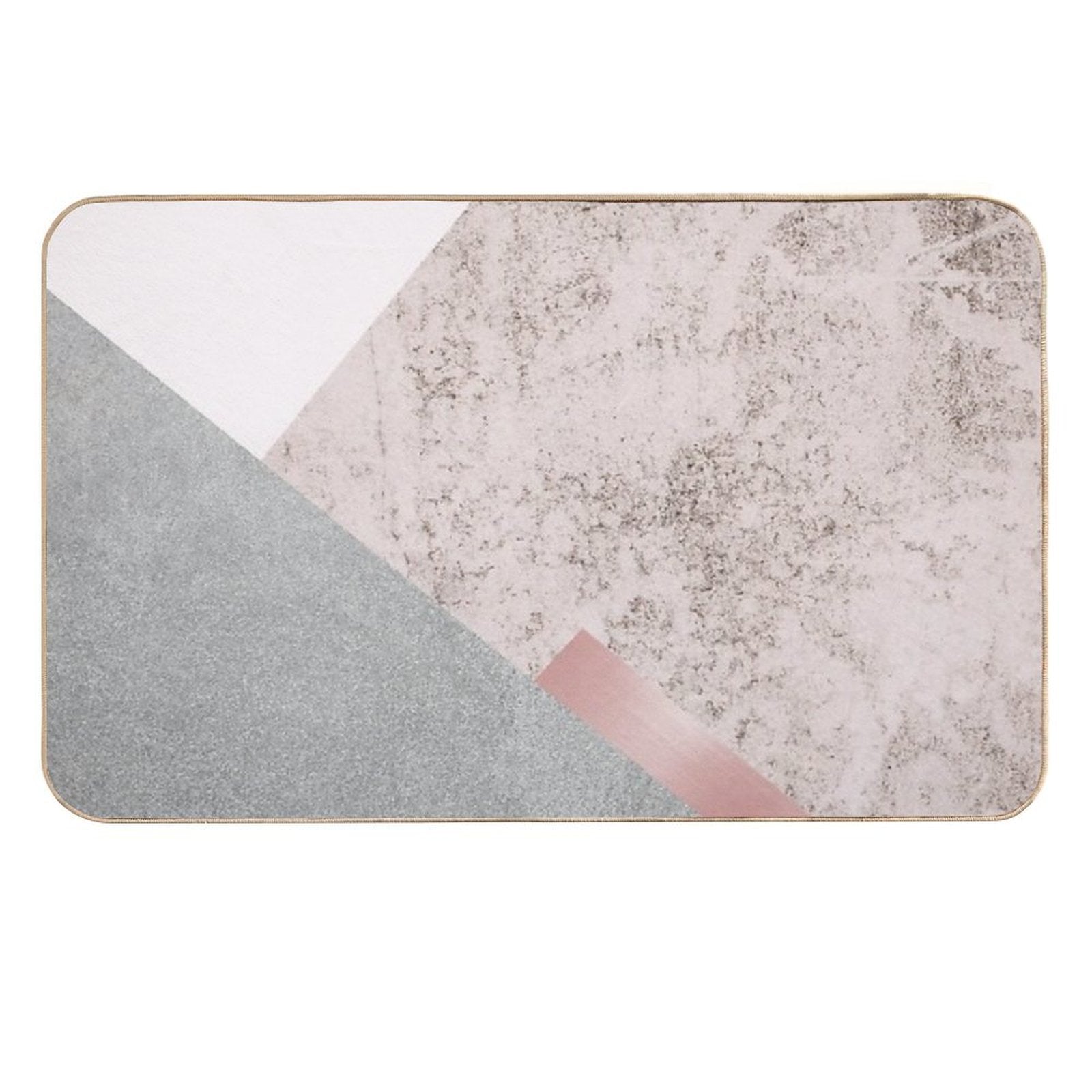 Minimalist Geometric  Odorless Bath Mat