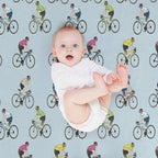 Tour De France Riders Versatility Throw Blanket