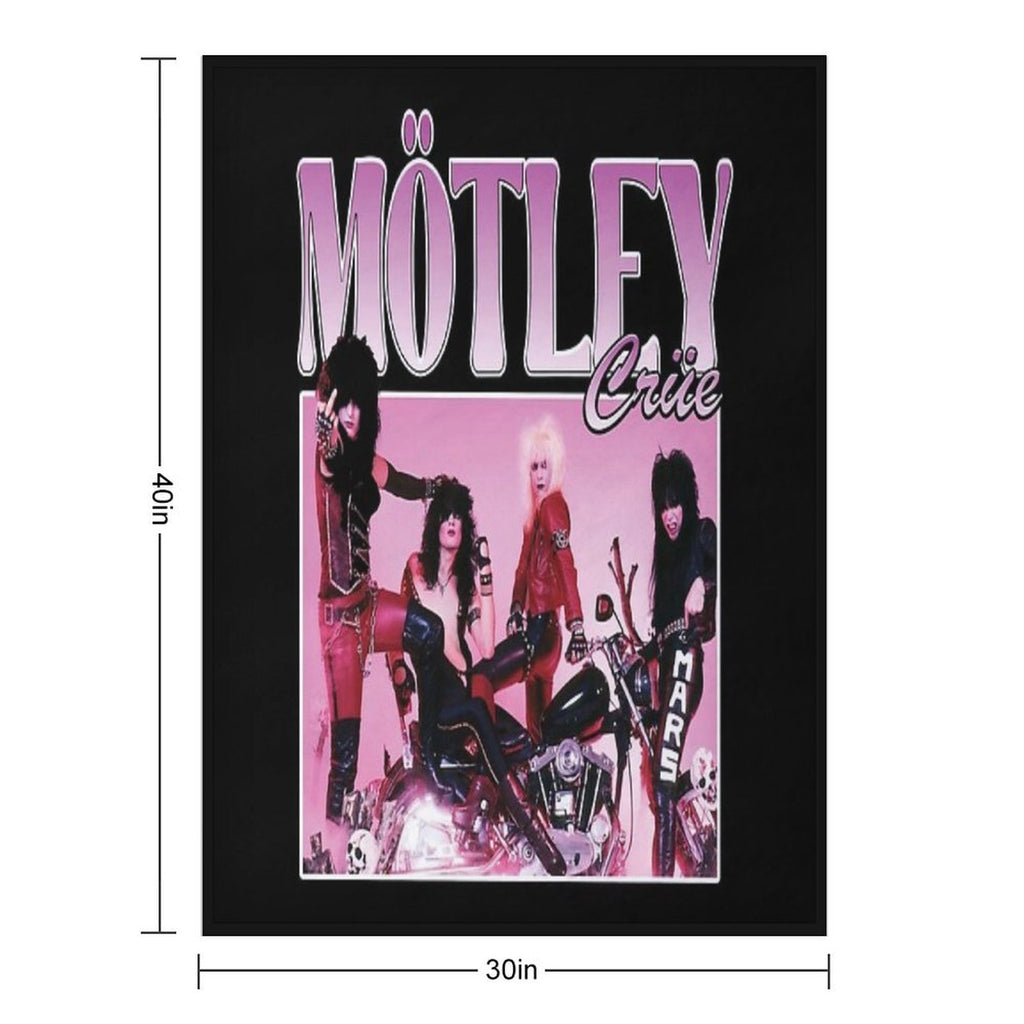 CRUE SHIRT Machine-washable Throw Blanket