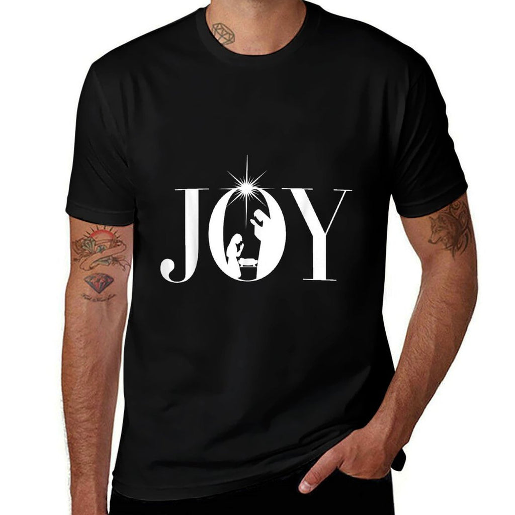 Christmas Nativity Christian Christmas Joy White  Breathable T-Shirt