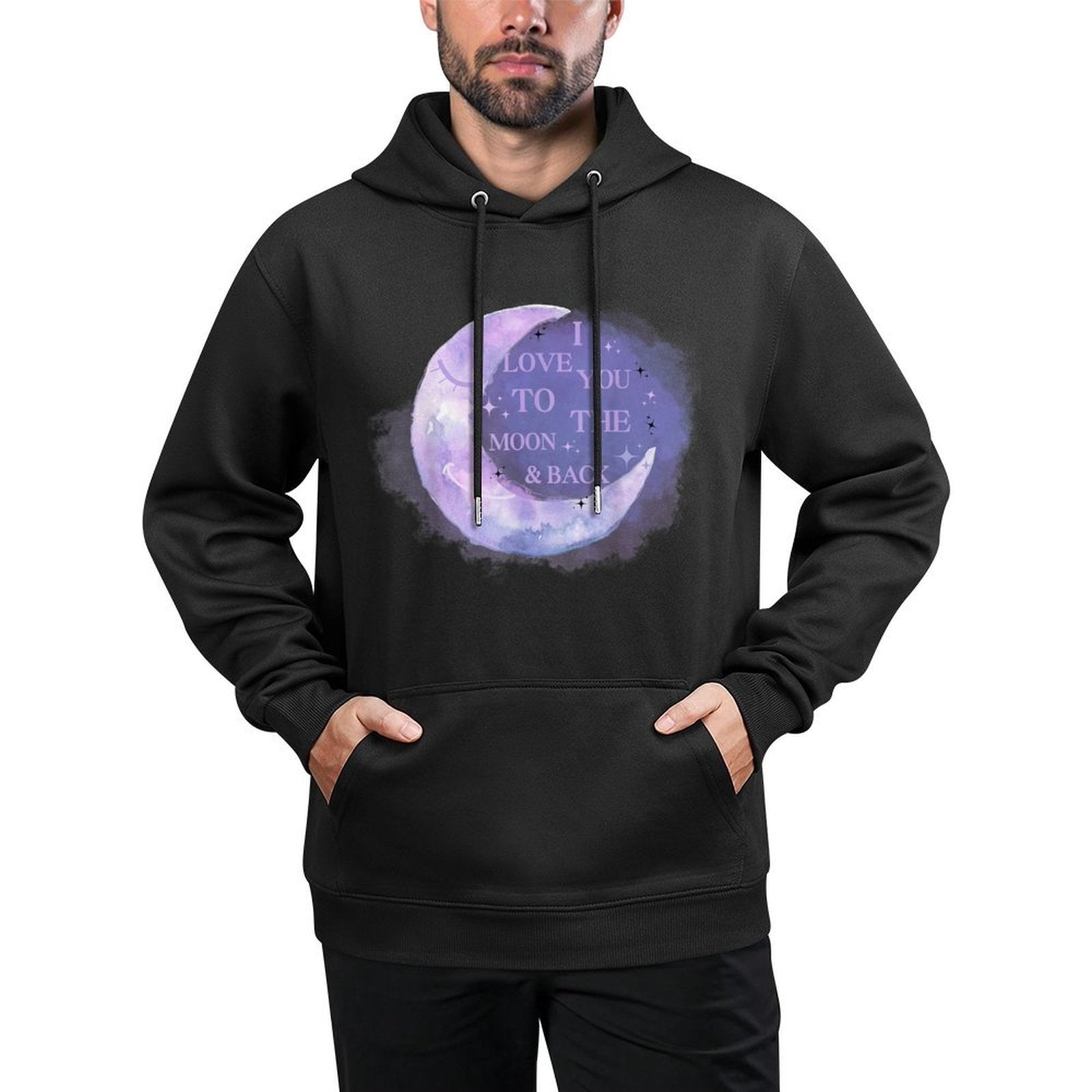 Always , Forever I Love, You To, The Moon, , Back Gifts All-Day Comfort Hoodie