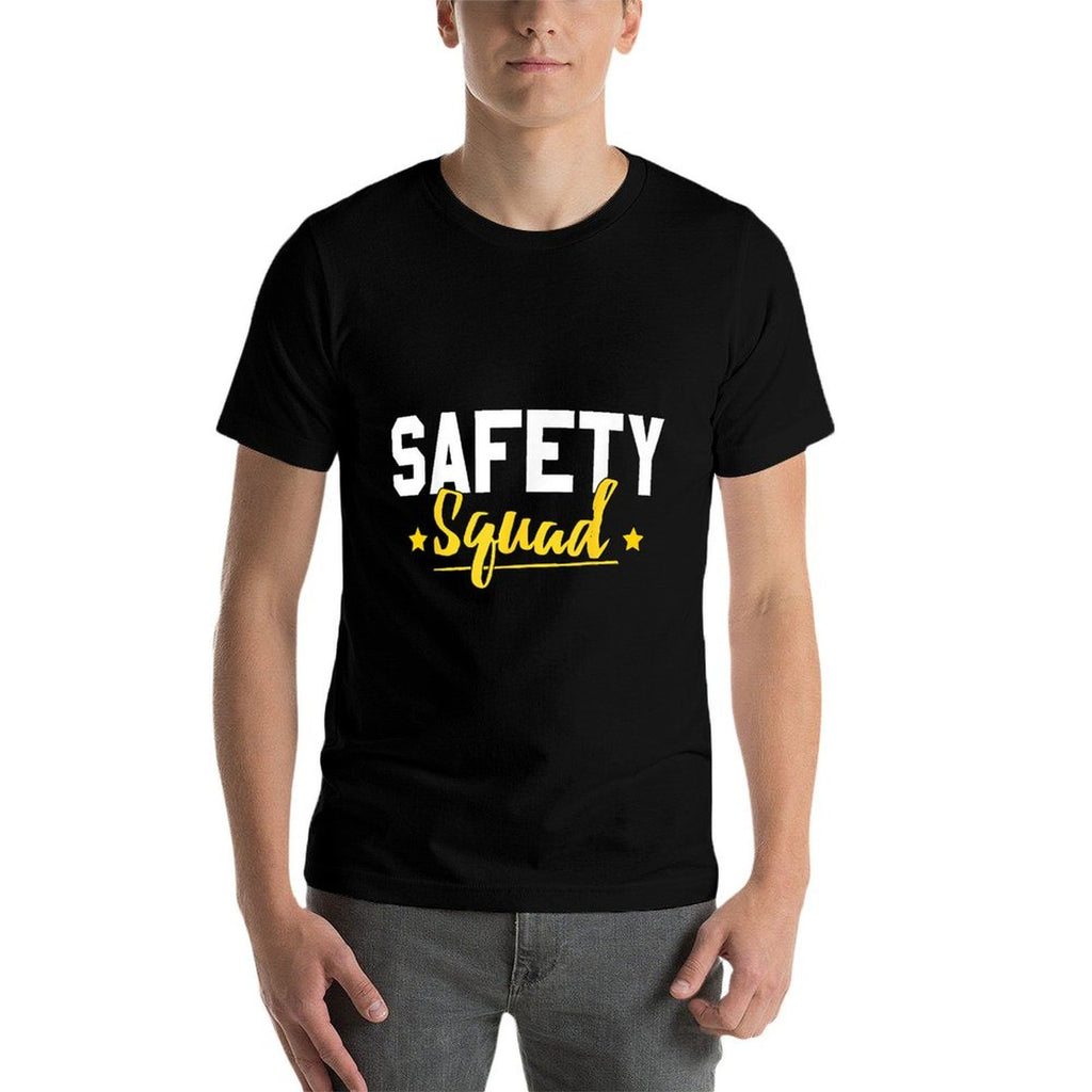 Occupational Health Safety Officer Manager Supervisor Squad  High-quality Stitching T-Shirt