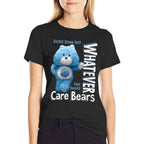 Care Bears Whatever Grumpy Bear Toy Cute Cartoon  Ribbed Collar T-Shirt