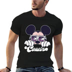 Disney Mickey And Friends Mickey Summer Vibes Cousin Logo  Relaxed-fit T-Shirt