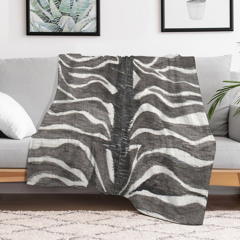 Zebra Versatility Throw Blanket