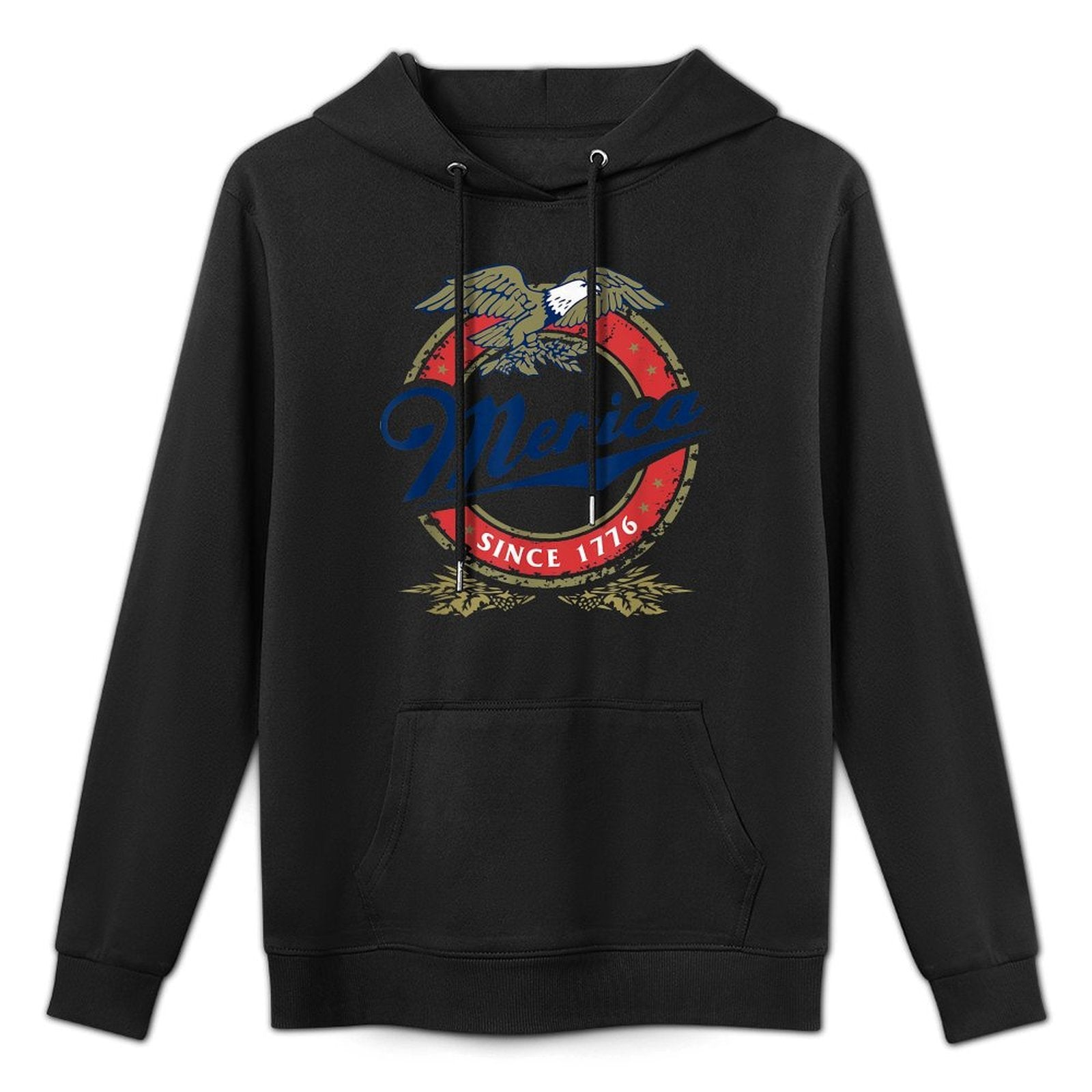 Merica Since 1776 Funny 4th of July Merica Since 1776 Versatile Streetwear Hoodie