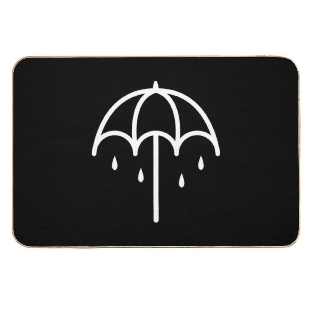 White Umbrella  Eco-Friendly Bath Mat