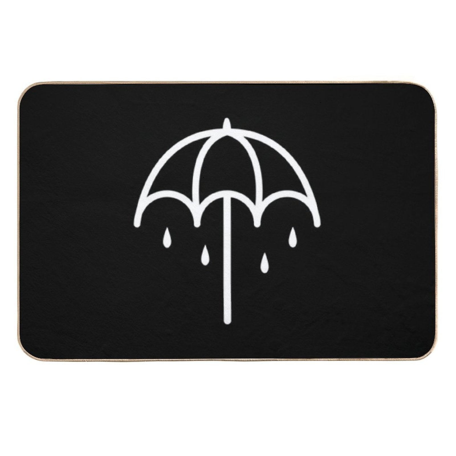 White Umbrella  Eco-Friendly Bath Mat