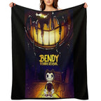 Bendy And The Dark Revival Shrink-resistant Throw Blanket