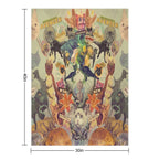 Meowosaurus Lightweight Throw Blanket