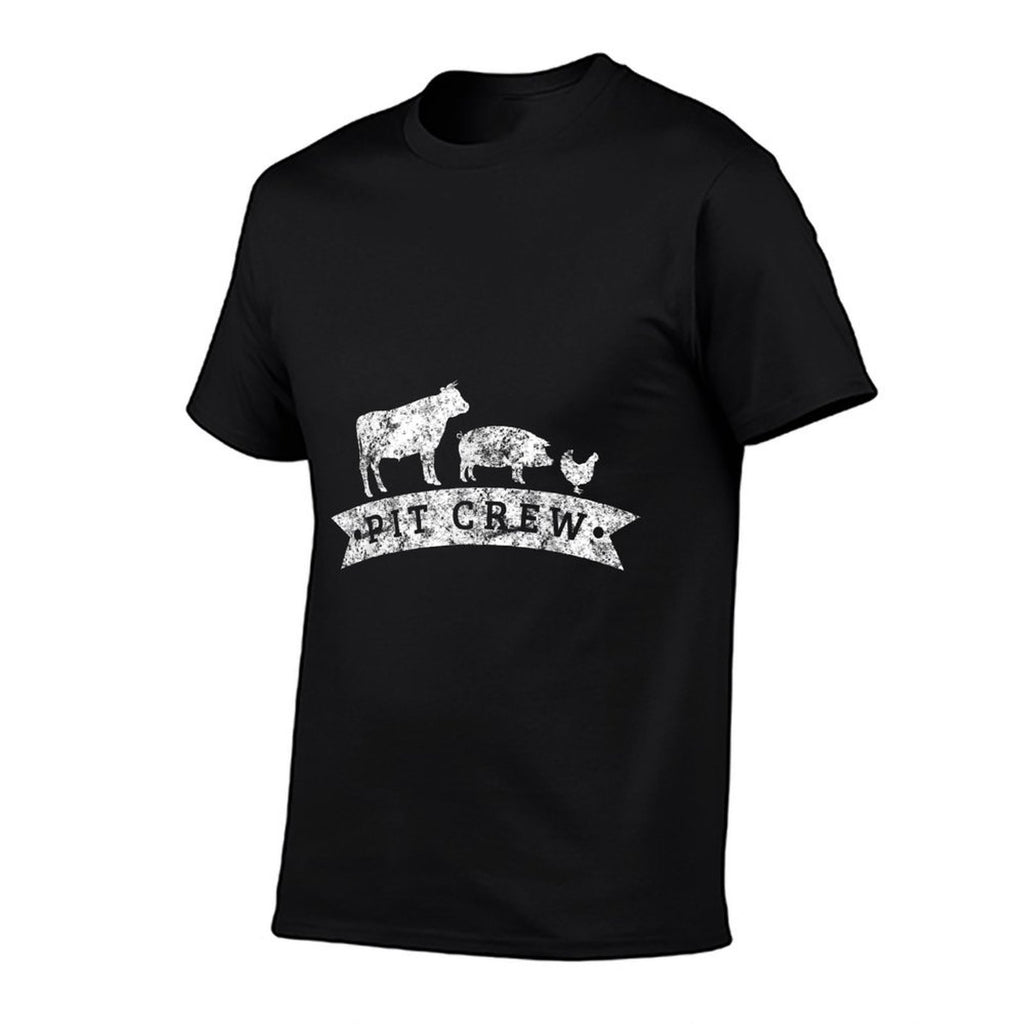 Vintage Pit Crew Funny BBQ Grilling  Versatile T-Shirt
