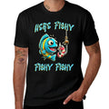 Womens Here Fishy Funny Fishing Graphic  Stretchy T-Shirt