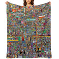 Reddit RPlace Premium Throw Blanket