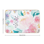 Colorful Print  Repositionable Bath Mat