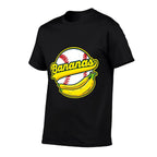 Funny Lets Go Bananas Vintage Graphic  Tagless Design T-Shirt