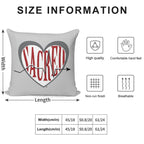 Sacred Heart University Soft Skin-Friendly Throw Pillow