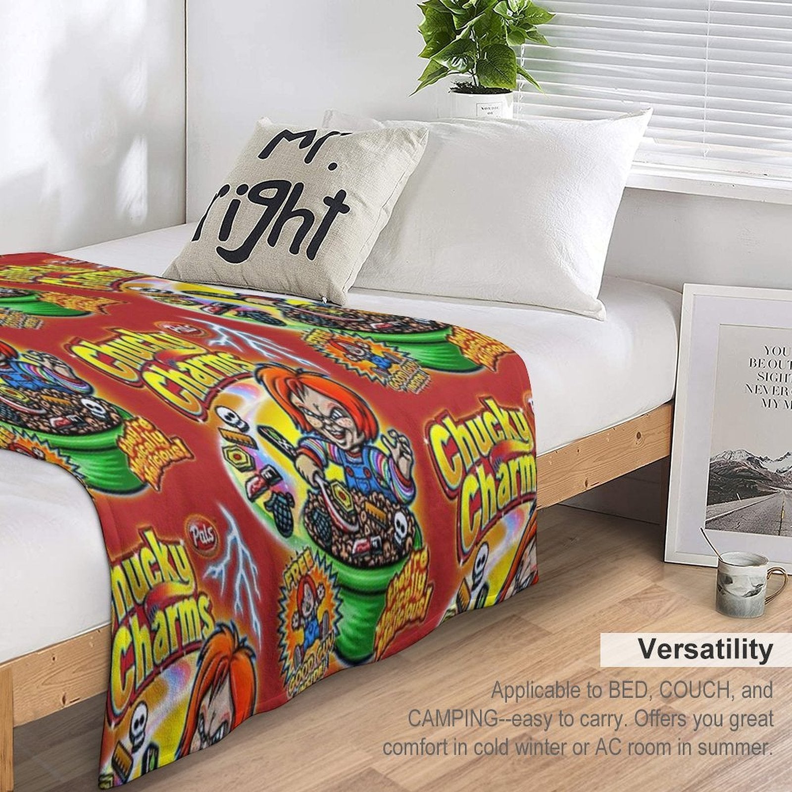 Chucky Charms V2 Velvety-soft Throw Blanket