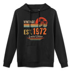 50 Year Old Gifts Vintage 1972 Limited Edition 50th Birthday Customizable Surface Hoodie