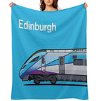 Edinburgh Class 802 World Train Side Scotland UK Compact Throw Blanket
