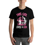 This Girl Loves To Fish Fishing Girls  Classic T-Shirt