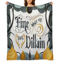 MAKE ME YOUR VILLAIN Eco-conscious Throw Blanket