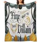 MAKE ME YOUR VILLAIN Eco-conscious Throw Blanket