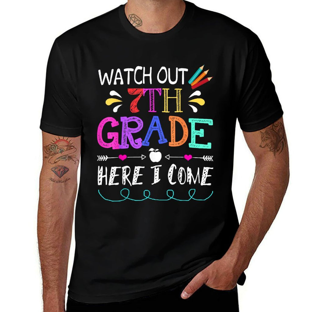 Watch Out 7th Grade Here I Come Funny Unicorn Back To School  Quick-drying T-Shirt