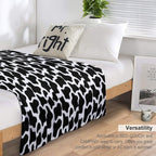 Cow Print Velvety-soft Throw Blanket