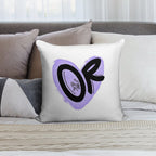 OLIVIA ‘OR’ LOGO. Soft Bedroom Essential Throw Pillow