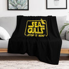 Seagulls Versatility Throw Blanket