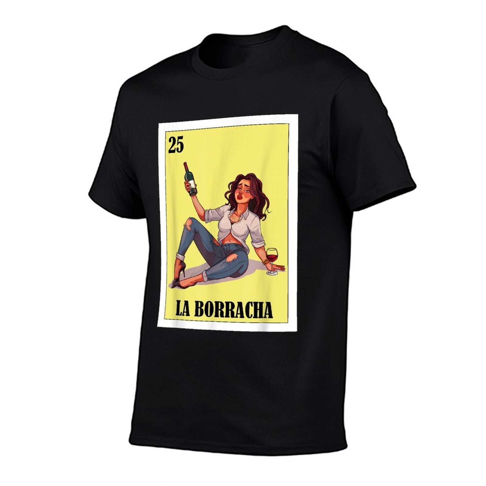 Funny Mexican Design for Parties - La Borracha  Vintage-inspired T-Shirt