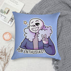 Sans. Soft Ultra-Soft Texture Throw Pillow