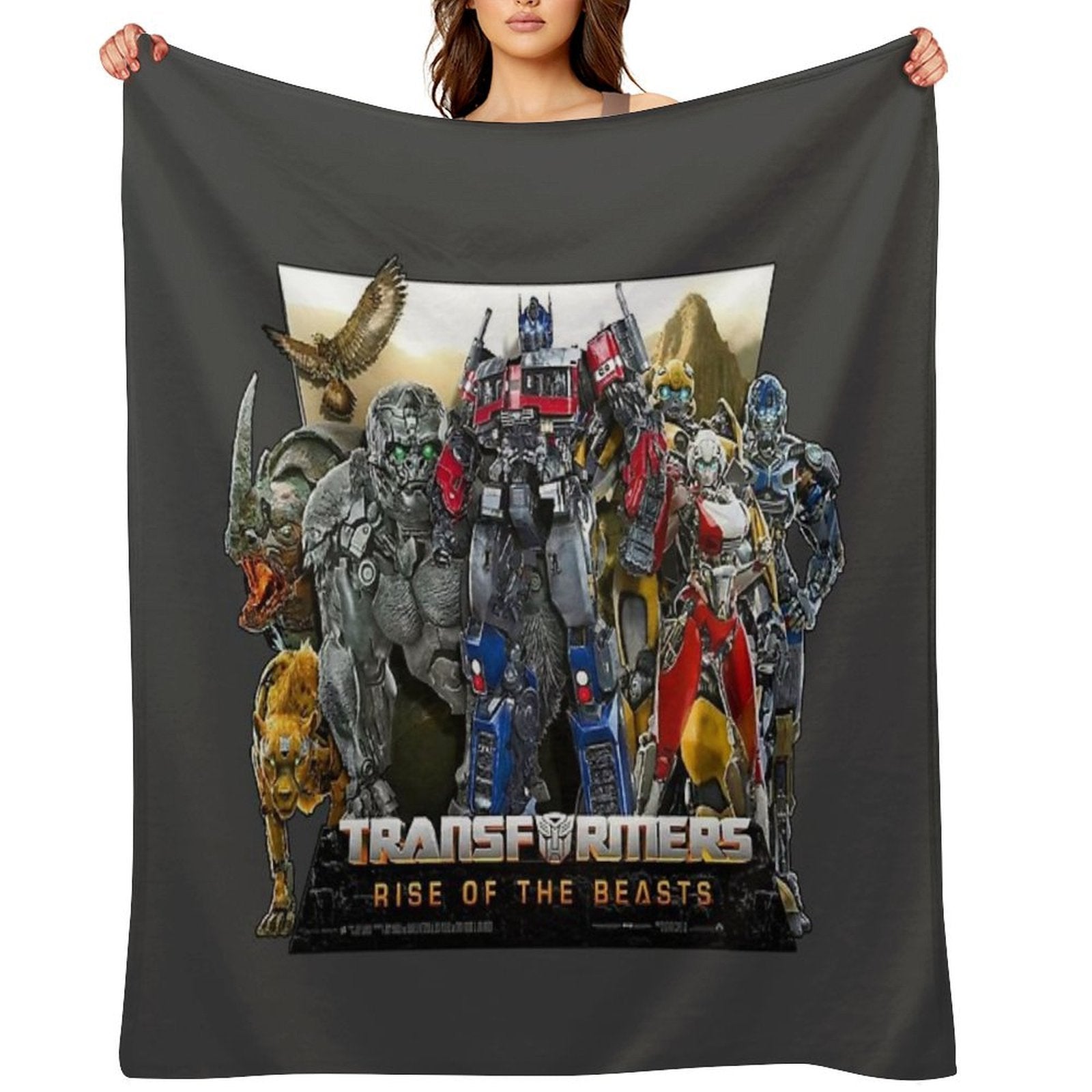 Transformers Rise of The Beasts Anti-pilling Throw Blanket