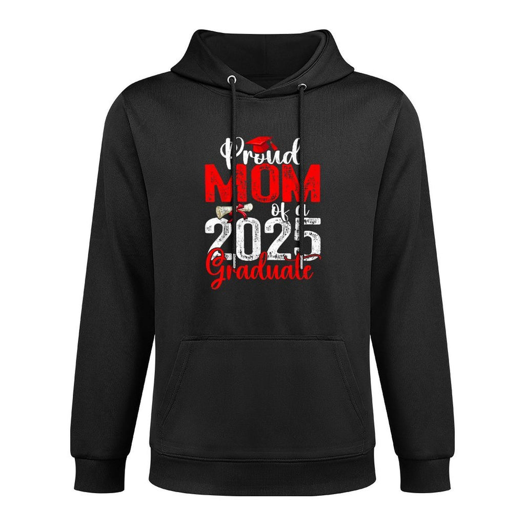 Proud Mom Of A Class Of 2025 Graduate Senior Graduation Moisture-Wicking Hoodie
