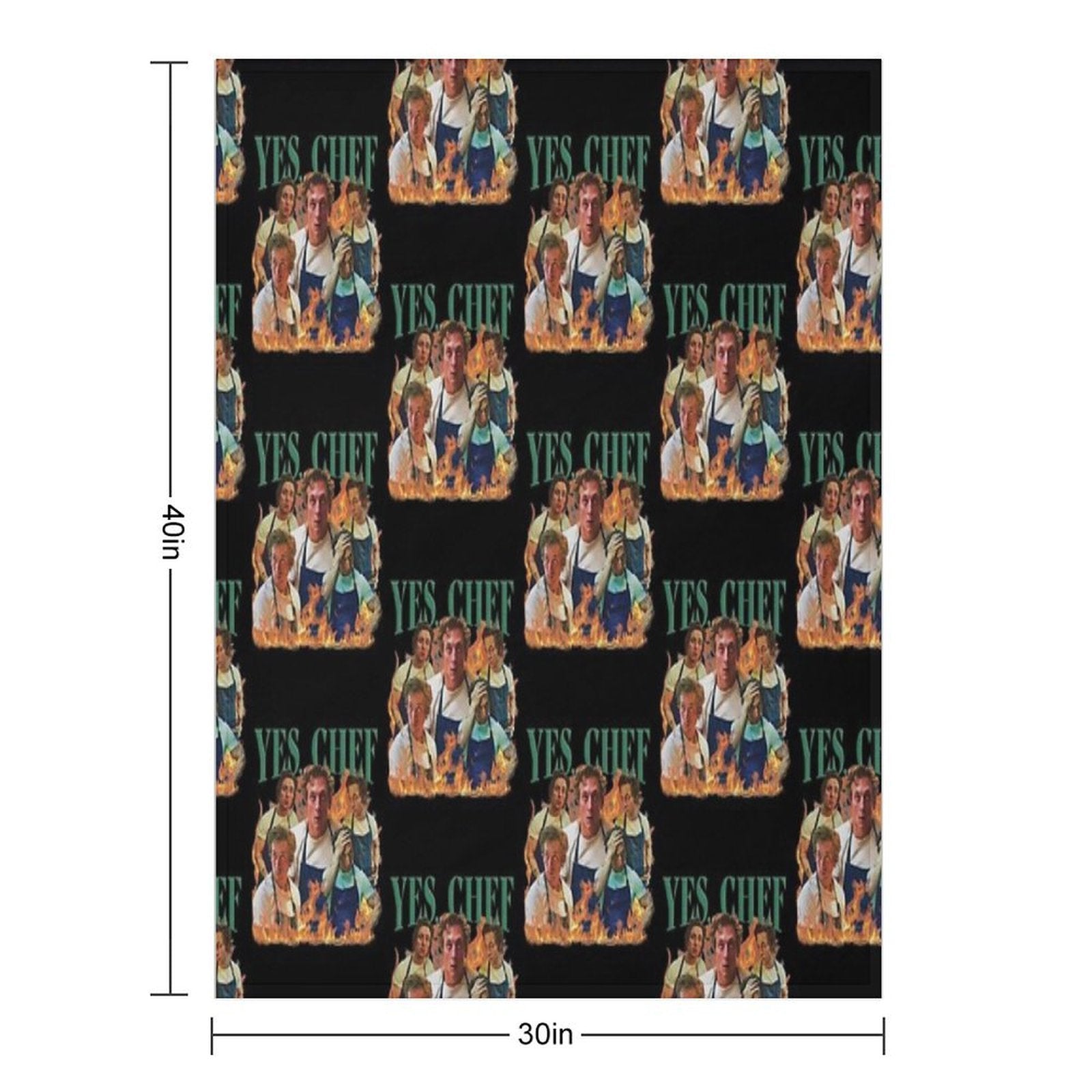 Yes Chef Jeremy Allen White The Bear Tv Show Velvety-soft Throw Blanket