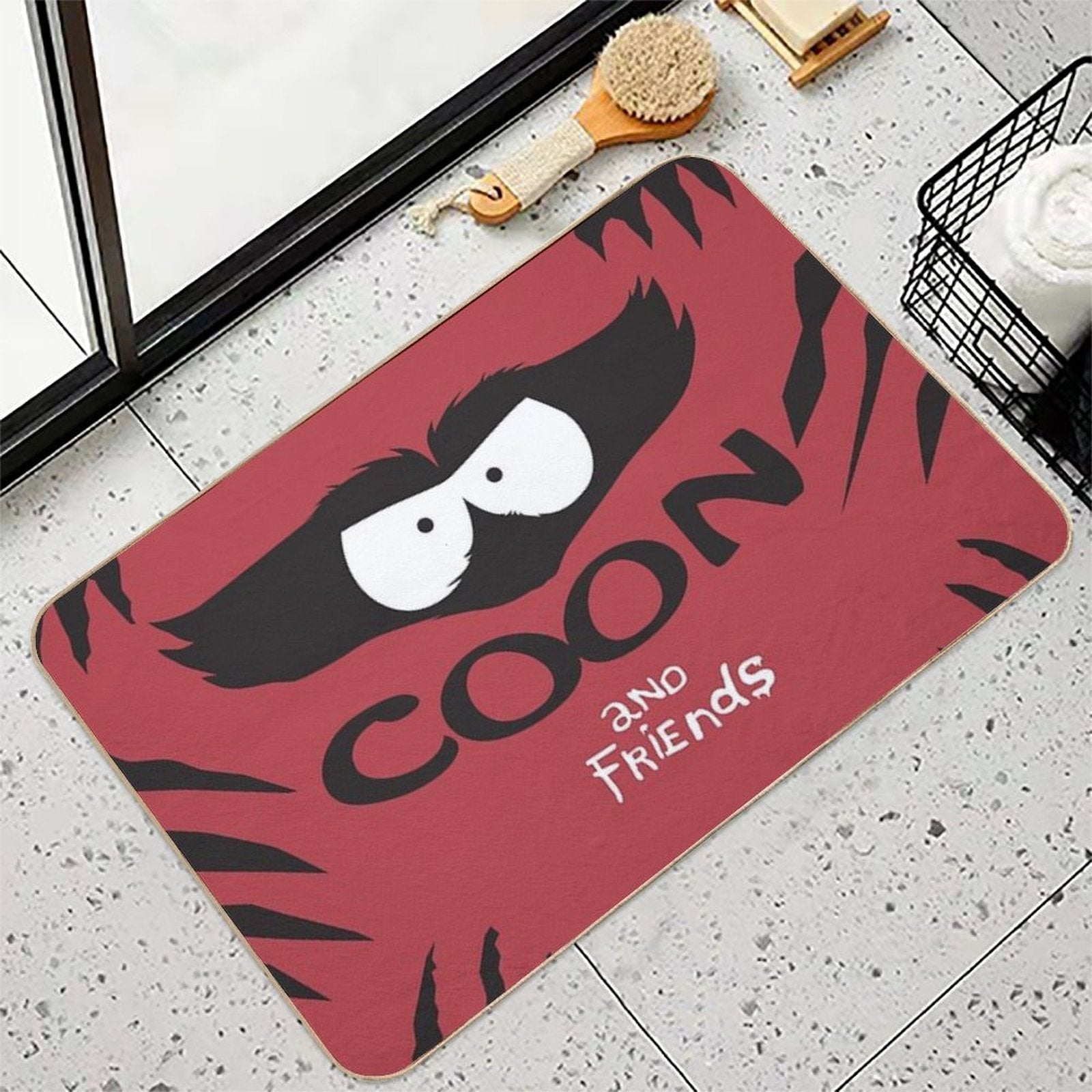 Coon And Friends  Toxin-Free Bath Mat