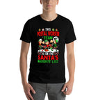 Postal Worker Team Is On Santas Xmas Naughty List Job Elf  Cotton T-Shirt