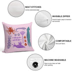 Sea Creatures Soft Style Accent Throw Pillow