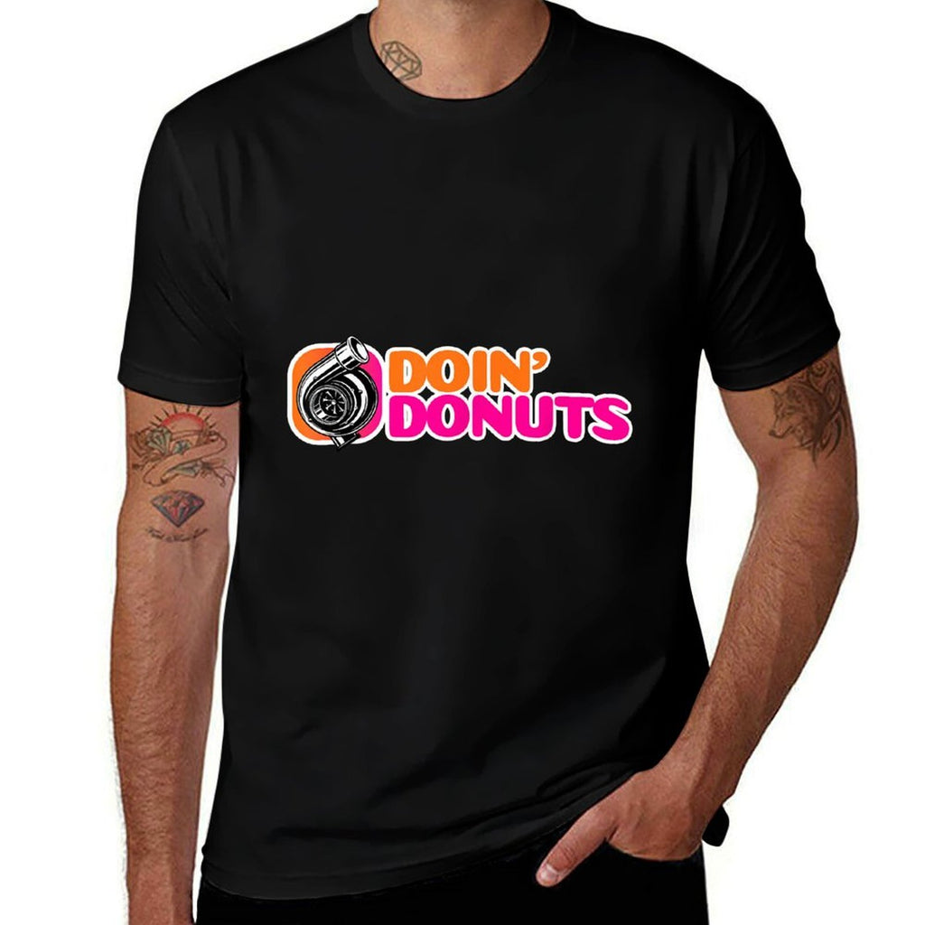 Doin Donuts - Funny Racing  Drift Car Enthusiast Mechanic  Vintage-inspired T-Shirt