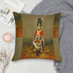 Hare And Fox Cavalry Soft Home Decor Throw Pillow