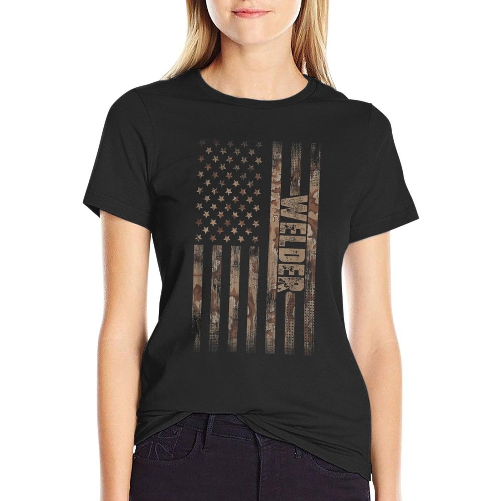 Welder American Gift Welding Women Men  Affordable Price T-Shirt