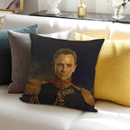 Daniel Craig - Replaceface Soft Durable Construction Throw Pillow