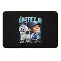 Ken Griffey Jr The Kid Baseball Vintage Signature Perfect Gift For Baseball Lovers  Fade-Resistant Bath Mat