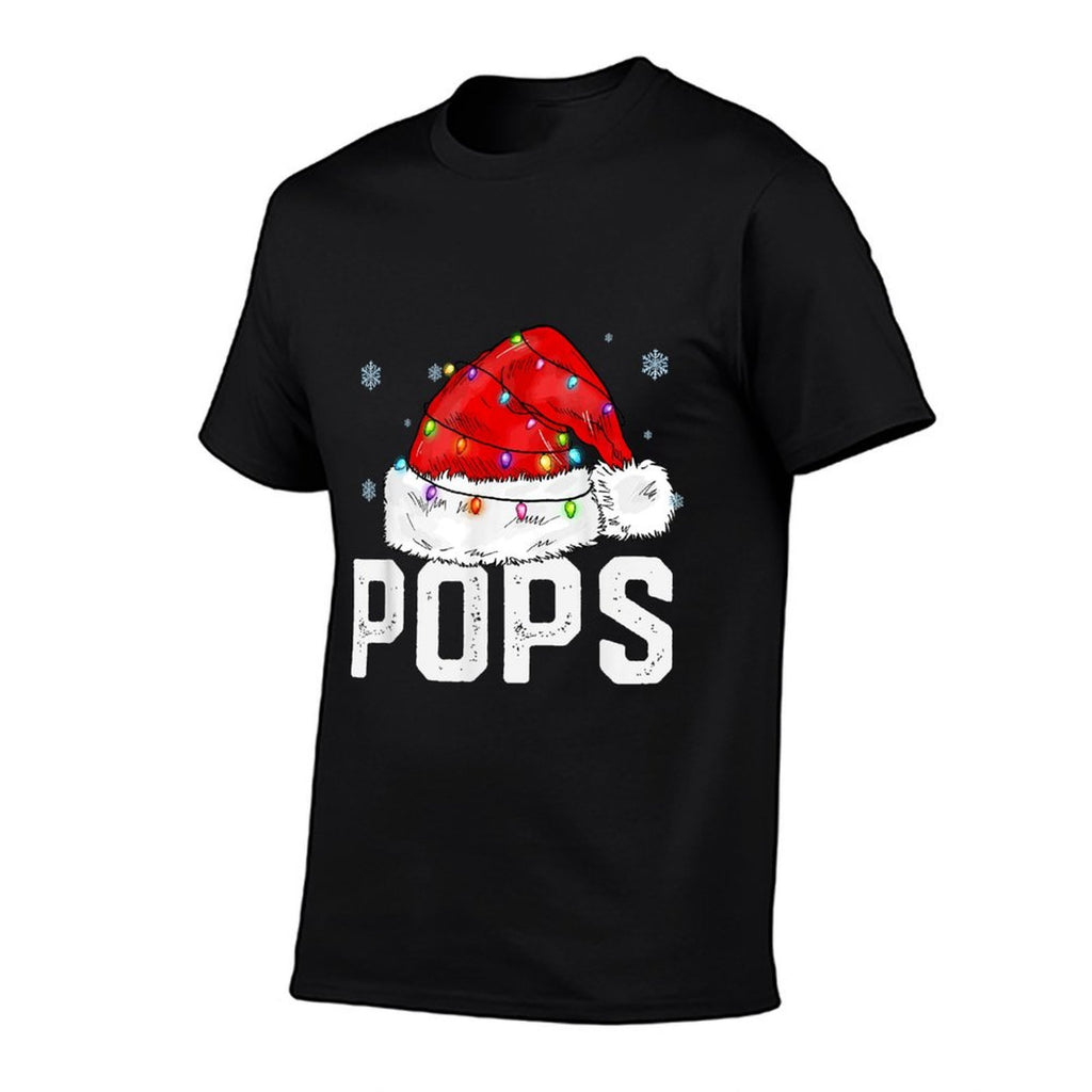 Pops Claus Funny Xmas Family Matching Grandpa Christmas  Lightweight T-Shirt