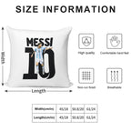 Messi 10 Soft Bedroom Essential Throw Pillow