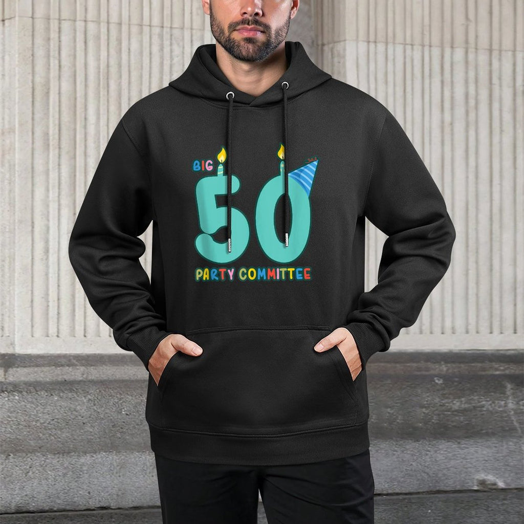 Big 50 Party Committee Over The Hill 50th Birthday Party Unisex Design Hoodie