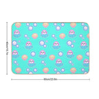 Bubble Sea Lion Pattern  Easy To Clean Bath Mat