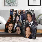 Kit Harington Collage Comfort Throw Blanket