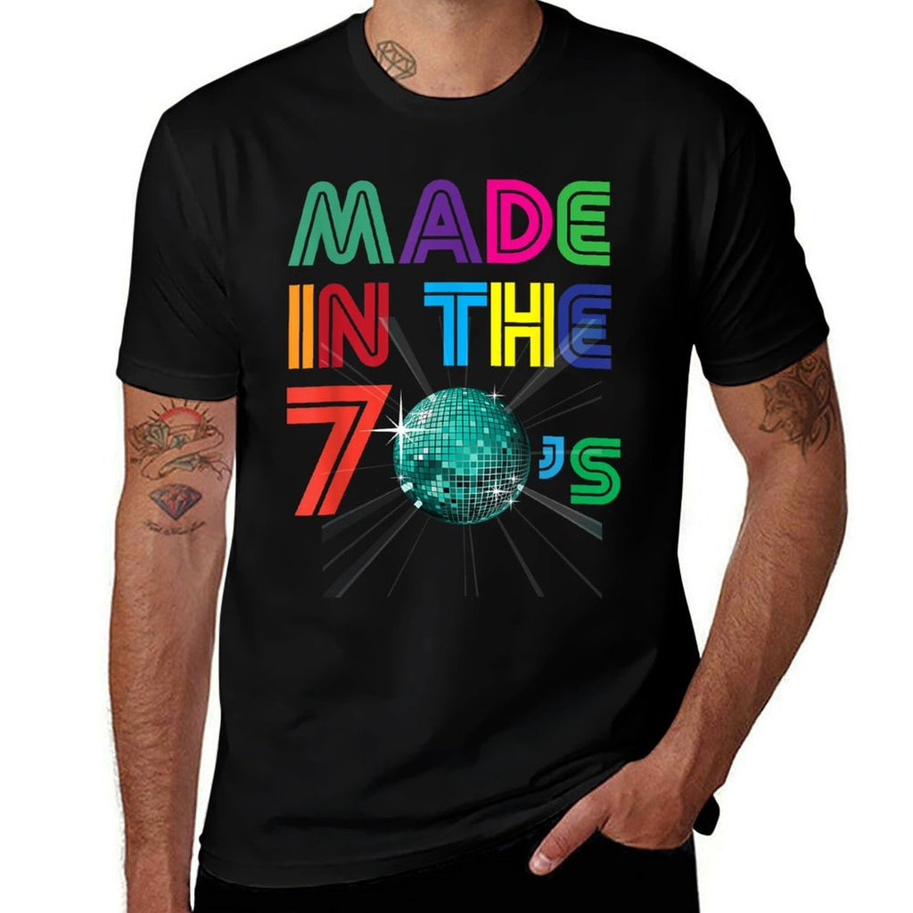 Vintage Retro Made In The 70s Gift +- 40 Yrs Years Old  Easy-care T-Shirt