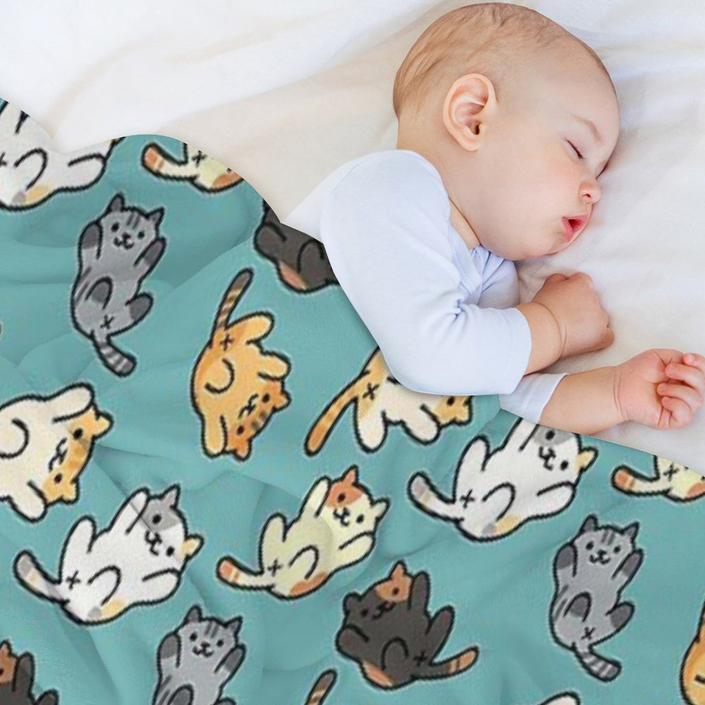 Neko Atsume Versatility Throw Blanket